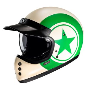 HJC V60 Nyx Motorcycle Helmet Green 1