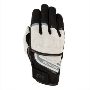 Oxford Dakar 1.0 Ladies Motorcycle Gloves Silver Black 1