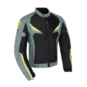 ARMR Eyoshi 3.0 Air Mens Motorcycle Jacket Black Green Yellow 1