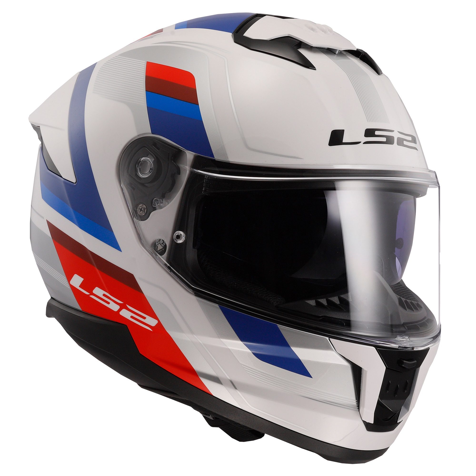 LS2 FF808 Stream II Vintage Motorcycle Helmet White 7