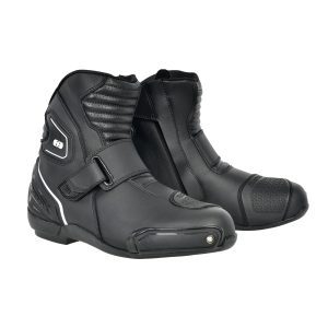 Oxford Omega Air Mens Motorcycle Boots Black White 1