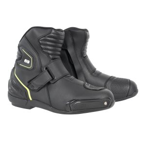 Oxford Omega Air Motorcycle Boots – Black/White/Yellow Oxford Omega Air Mens Motorcycle Boots Black White Yellow 1