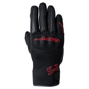 RST S1 Mesh Motorcycle Gloves Black Red 1