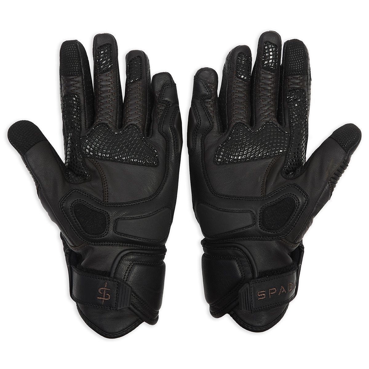 Spada Corso Motorcycle Gloves Brown Black 2