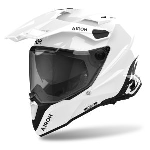 Airoh Commander 2 Plain Motorcycle Helmet White 1