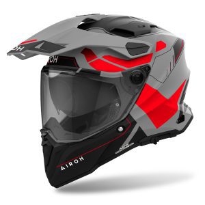 Airoh Commander 2 Reveal Motorcycle Helmet Matt Red Fluo 1
