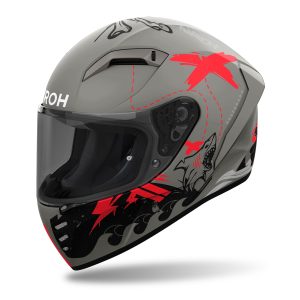 Airoh Connor Desperado Motorcycle Helmet Orange 1