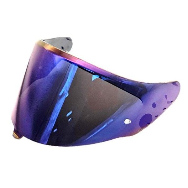 Airoh Matryx Motorcycle Helmet Visor Mirror Blue 1