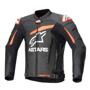 Alpinestars GP Plus v4 Leather Motorcycle Jacket – Black/Red Alpinestars GP Plus R v4 Mens Leather Motorcycle Jacket Black Red White 1
