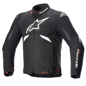 Alpinestars T-GP R v3 Drystar Motorcycle Jacket – Black/White Alpinestars T-GP R v3 Drystar Motorcycle Jacket Black White 1