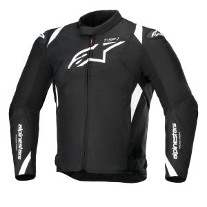 Alpinestars T-SP 1 v2 WP Motorcycle Jacket – Black/White Alpinestars T-SP 1 v2 WP Motorcycle Jacket Black White 1