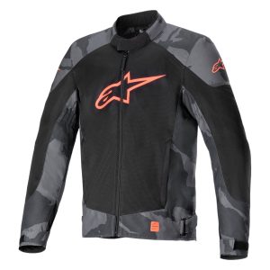 Alpinestars T-SP X Superair Motorcycle Jacket – Grey/Camo/Red Alpinestars T-SP X Superair Motorcycle Jacket Grey Camo Red 1