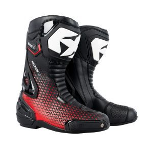 Oxford Nexus 1 Air Motorcycle Boots – Black/White/Red Oxford Nexus 1.0 Air Mens Motorcycle Boots Black White Red 1