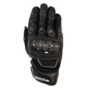Oxford RP-4S 3.0 Mens Motorcycle Gloves Stealth Black 1