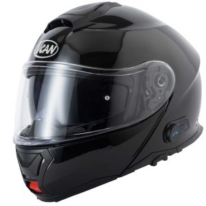Vcan H272 Blinc Plain Motorcycle Helmet Black 1