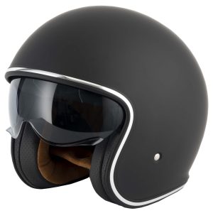 Vcan H589 Classic Motorcycle Helmet – Matt Black Vcan H589 Classic Motorcycle Helmet Matt Black 1