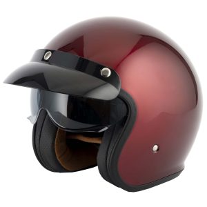 Vcan H589 Plain Motorcycle Helmet – Burgundy Vcan H589 Plain Motorcycle Helmet Burgundy 1