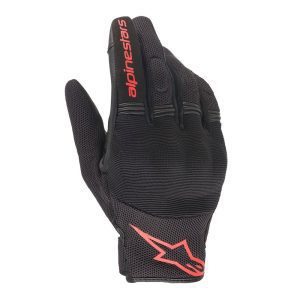 Alpinestars Copper Motorcycle Gloves Black Red 1