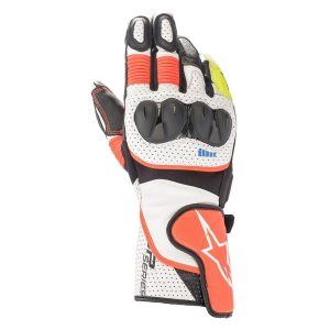 Alpinestars SP-2 v3 Motorcycle Gloves White Red Black 1