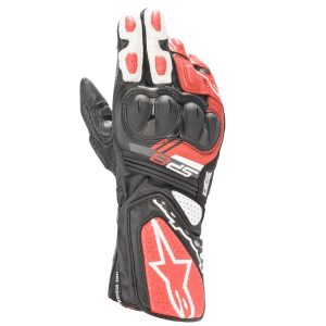 Alpinestars SP-8 v3 Motorcycle Gloves Black White Red 1