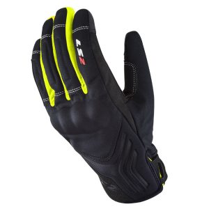 LS2 Jet 2 Motorcycle Gloves Black Yellow 1