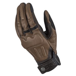 LS2 Rust Motorcycle Gloves Brown 1