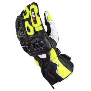 LS2 Swift Motorcycle Gloves Black Yellow 1