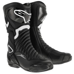 Alpinestars SMX-6 v2 Motorcycle Boots Black White 1