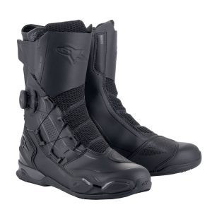 Alpinestars SP-X Boa Drystar Motorcycle Boots - Black Dark Grey 1