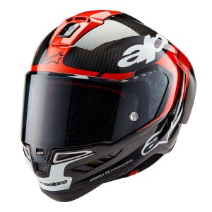 Alpinestars Supertech R10 Element Motorcycle Helmet Black Red 1