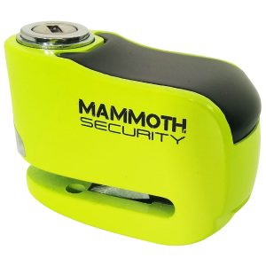 Mammoth Gremlin Motorcycle Alarm Disc Lock 6 mm Yellow LODALM03 1