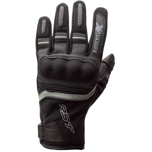 RST Adventure-X Motorcycle Gloves – Black/Black RST Adventure-X Mens Motorcycle Gloves Black Black 1