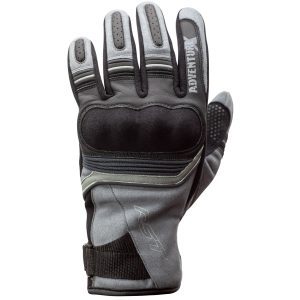 RST Adventure-X Motorcycle Gloves – Grey/Sliver RST Adventure-X Mens Motorcycle Gloves Silver Grey 1