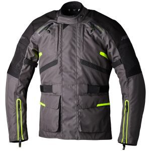 RST Endurance Mens Motorcycle Jacket Graphite Yellow 1