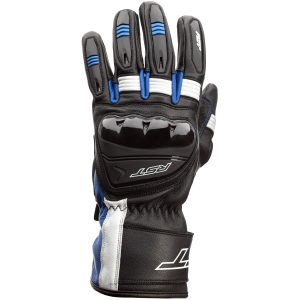 RST Pilot Motorcycle Gloves – Black/Blue/White RST Pilot Mens Motorcycle Gloves Black Blue White 1