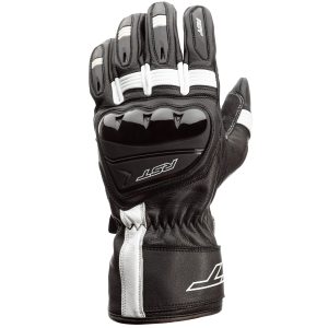 RST Pilot Motorcycle Gloves – Black/White RST Pilot Mens Motorcycle Gloves Black White 1