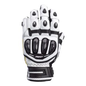 RST Tractech Evo 4 Short Mens Motorcycle Gloves White White Black 1