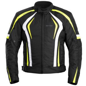 Rayven Zeus Motorcycle Jacket – Fluo/Black Rayven Zeus Mens Motorcycle Jacket Fluo Black 1