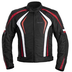 Rayven Zeus Motorcycle Jacket – Red/Black Rayven Zeus Mens Motorcycle Jacket Red Black 1