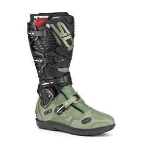 Sidi Crossfire 3 SRS Motorcycle Boots Army Black 1