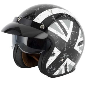 Vcan H589 Black Jack Motorcycle Helmet 1
