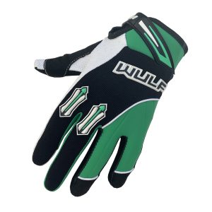 Wulfsport Adults Stratos Motorcycle Gloves Green 1