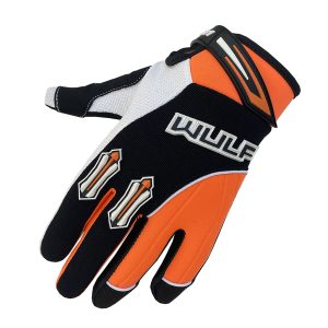 Wulfsport Adults Stratos Motorcycle Gloves Orange 1