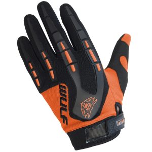 Wulfsport Cub Attack Kids Motorcycle Gloves – Orange Wulfsport Cub Attack Kids Motocross Gloves Orange 1