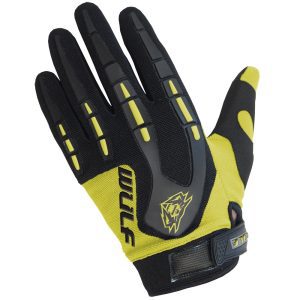 Wulfsport Cub Attack Kids Motocross Gloves Yellow 1