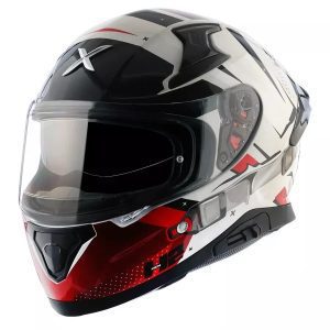 Axor Apex Hex-2 Motorcycle Helmet – Black/Red Axor Apex Hex-2 Motorcycle Helmet Black Red 1