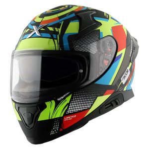 Axor Apex Vivid Motorcycle Helmet – Black/Yellow Axor Apex Vivid Motorcycle Helmet 1