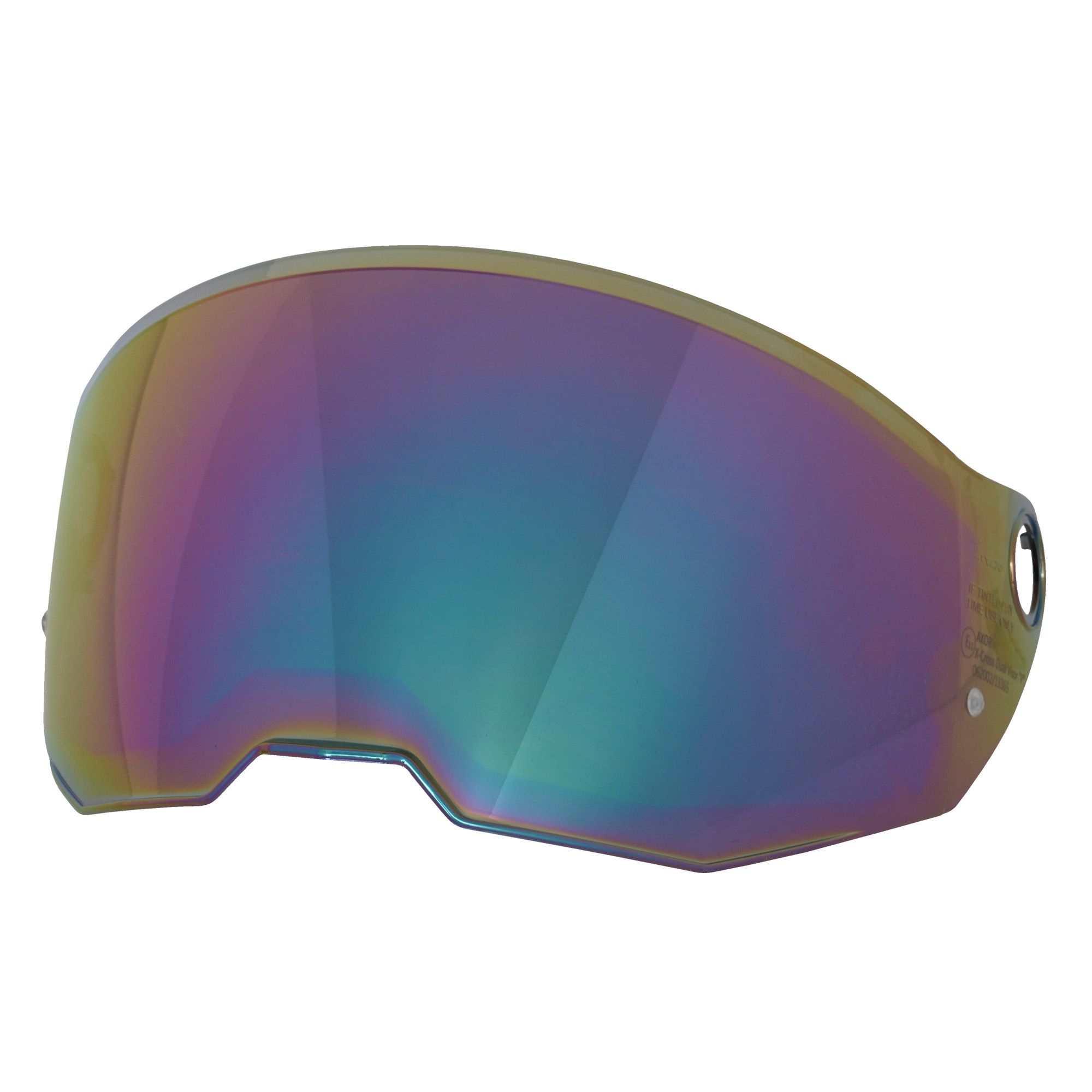 Axor X-Cross Motorcycle Helmet Visor Iridium Rainbow 1