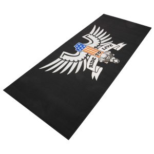 BikeTek Ride To Live Custom Motorcycle Garage Mat BIkeTek Ride To Live Custom Motorcycle Garage Mat GRGMAT90 1