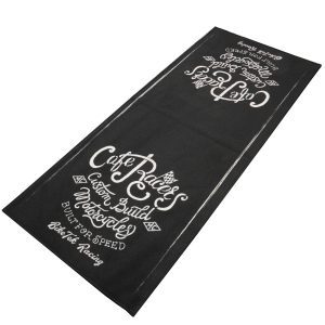 BikeTek Series 7 Cafe Racer Motorcycle Garage Mat BikeTek Series 7 Cafe Racer Motorcycle Garage Mat GRGMAT98 1
